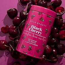 Set 'Black Cherry' - NCLA Beauty Black Cherry (l/balm/10ml + l/scrub/15ml + scrubber) — photo N6