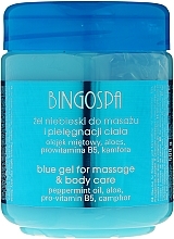 Fragrances, Perfumes, Cosmetics Cooling Massage Gel against Muscle and Joint Pain - BingoSpa Gel Blue