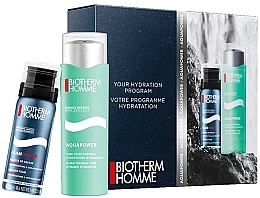 Fragrances, Perfumes, Cosmetics Set - Biotherm Homme Aquapower Set (shave/foam/50ml + f/gel/75ml)