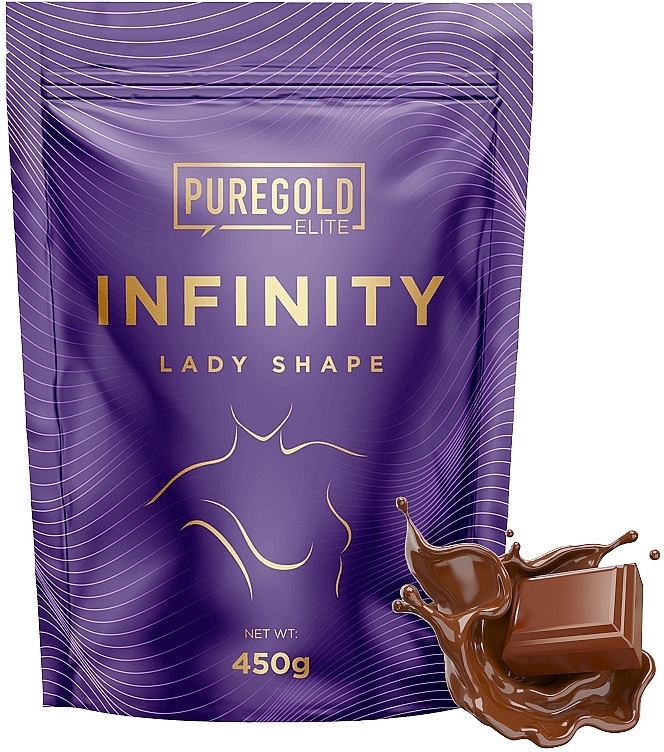  Weight Control Dietary Supplement 'Milk Chocolate' - PureGold Infinity Lady Shape Milk Chocolate — photo N1