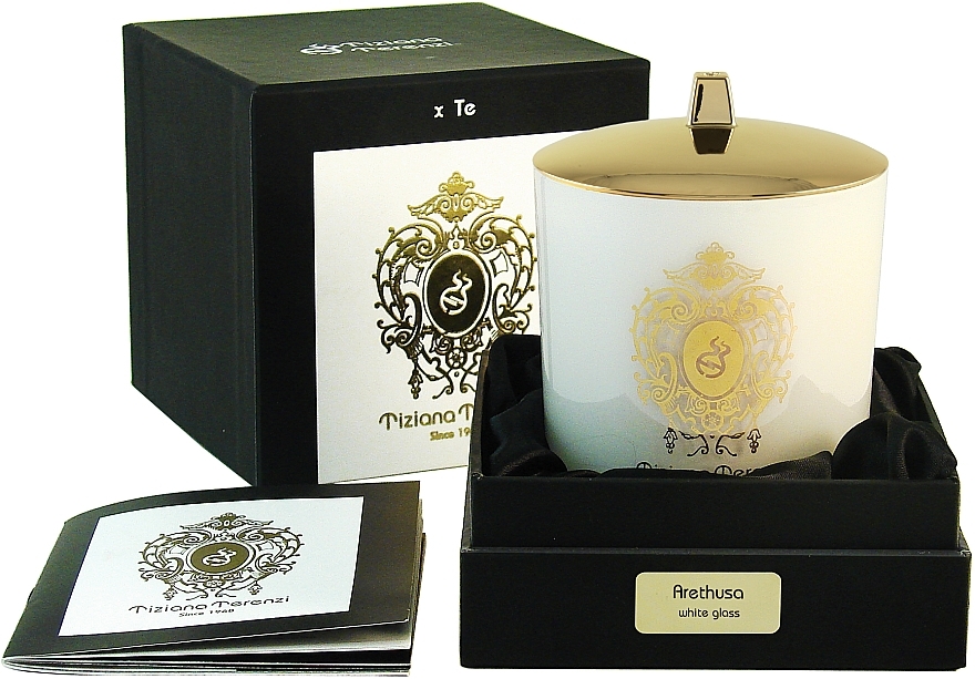 Tiziana Terenzi Arethusa Scented Candle White Glass - Perfumed Candle — photo N2