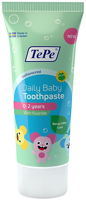 Children's Fluoride Toothpaste  - TePe Daily Baby Toothpaste — photo N1