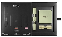 Fragrances, Perfumes, Cosmetics Set - Kiko Milano Green Me Make Up Set (Mascara/11ml + Palette/9g + Lipstick/4)