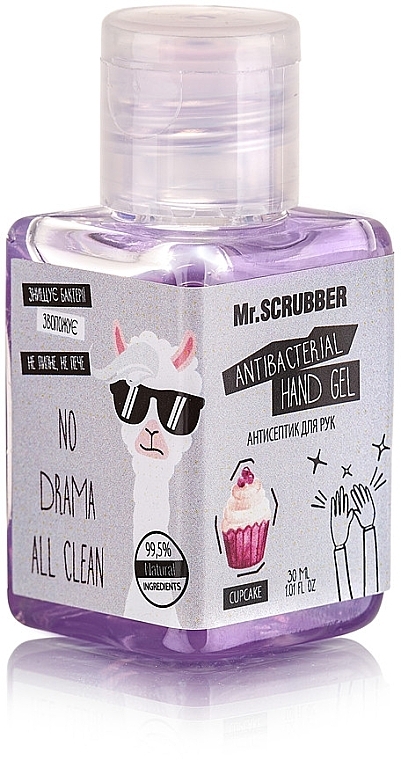 Hand Sanitizer - Mr.Scrubber Antibacterial Hand Gel Cupcake — photo N1