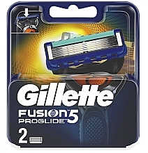 Shaving Razor Refills, 2 pcs. - Gillette Fusion ProGlide — photo N3