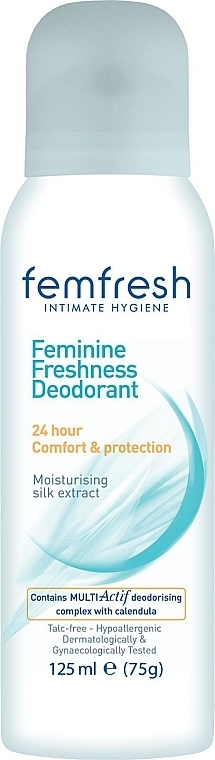 Intimate Wash Deodorant Spray - Femfresh Intimate Hygiene Femine Freshness Deodorant — photo N1