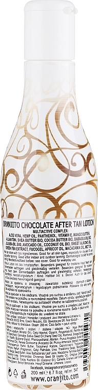 After Sun Milk - Oranjito After Tan Chocolate — photo N2