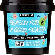 Fragrances, Perfumes, Cosmetics Salt Body Scrub - Beauty Jar Reason For A Good Season Spring Body Salt Scrub