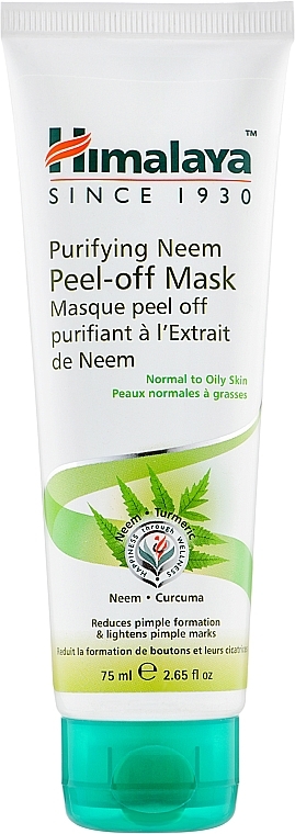 Cleansing Peel-Off Face Mask with Neem - Himalaya Herbals Neem Peel-Off Mask — photo N2