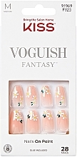 False Nail Set, size M, 28 pcs. - Kiss Voguish Fantasy — photo N1