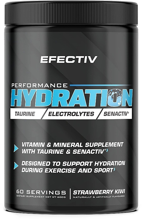 Strawberry & Kiwi Vitamin & Mineral Complex for Water Balance - Efectiv Nutrition Performance Hydration Strawberry Kiwi — photo N1