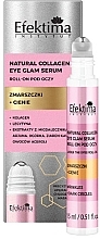 Fragrances, Perfumes, Cosmetics Eye Roller 'Wrinkles + Dark Circles' - Efektima Natural Collagen Wrinkles + Dark Sircles Roll On Eye Glam Serum