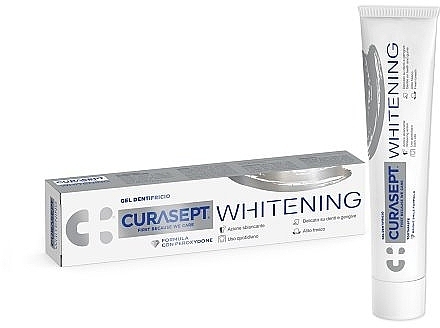 Whitening toothpaste - Curaprox Curasept Whitening Toothpaste Gel — photo N1
