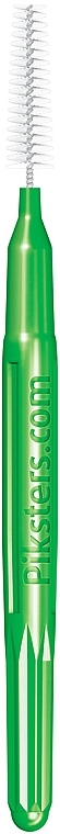 Interdental Brush, Size 6, Green, Pack of 10 - Pixsters Interdental Brushes Green Size 6 — photo N3