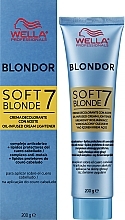 Oil-Based Lightening Cream - Wella Professionals Blondor Soft Blonde Cream  — photo N2