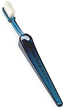 Hard Toothbrush, dark blue - Acca Kappa Vintage Tooth Brush Nylon Hard — photo N1