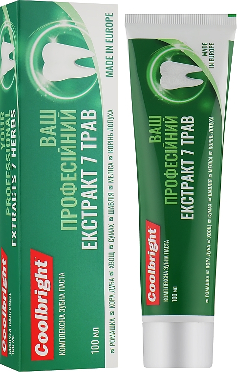 7 Herbs Extract Toothpaste - Coolbright — photo N3