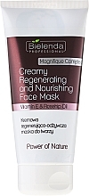 Fragrances, Perfumes, Cosmetics Nourishing and Regenerating Face Mask - Bielenda Professional Power Of Nature Creamy Regenerating And Nourishing Face Mask