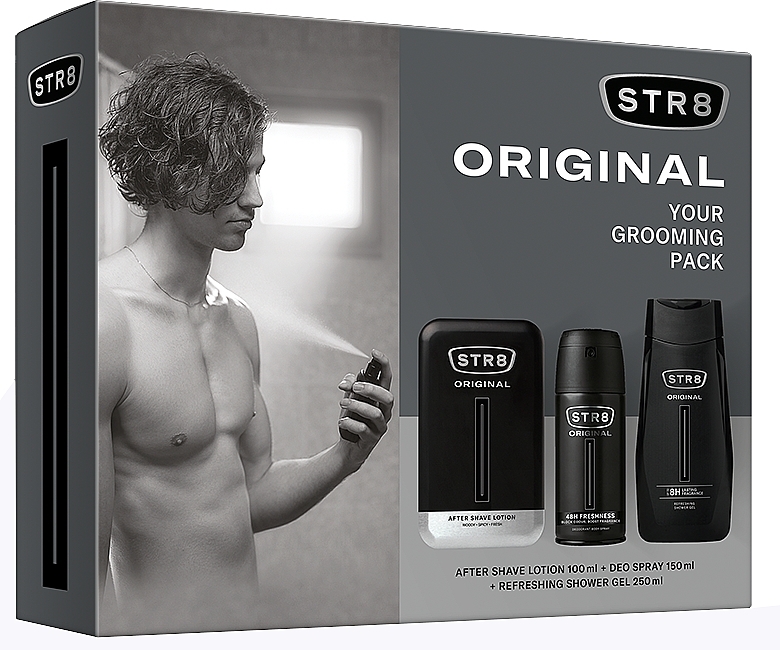 STR8 Original - Set (ash/lot/100ml + deo/150ml + sh/gel/250ml) — photo N1