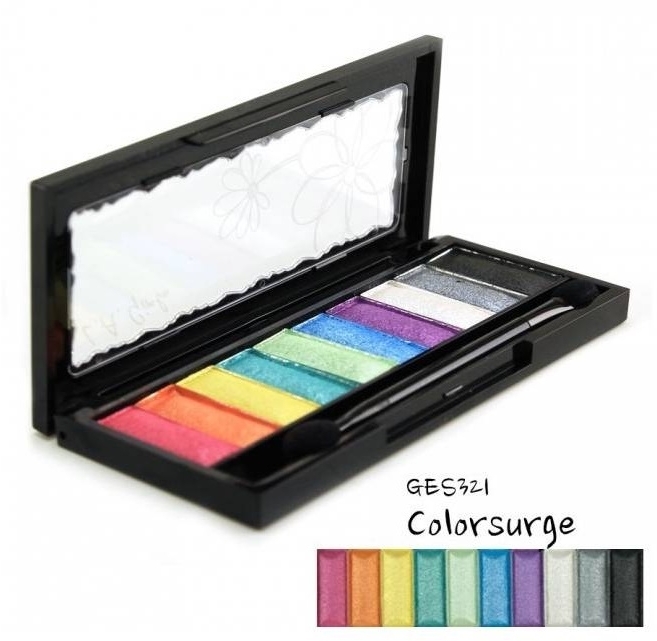 アイシャドウ パレット - L.A. Girl High Definition 10 Color Eyeshadow Palette — photo Colorsurge