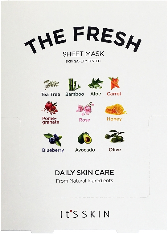 Set, 10 products - It`s Skin The Fresh Mask Set — photo N1