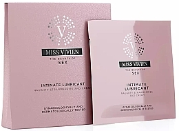 Water-Based Lubricant 'Naughty Strawberry with Cream' - Miss Vivien Intimate Lubricant Naughty Strawberries & Cream — photo N1