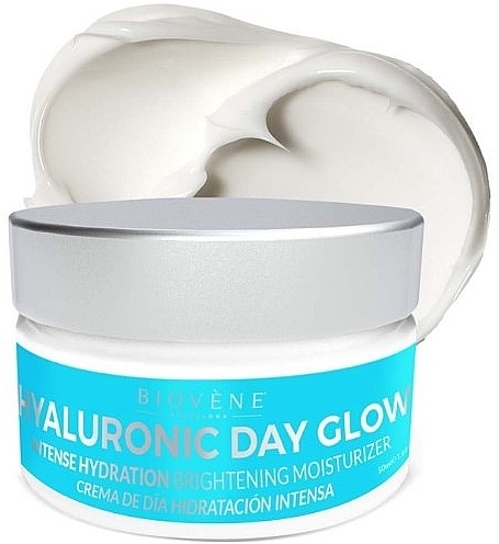 Moisturising Day Face Cream - Biovene Hyaluronic Day Glow Intense Hydration Brightening Moisturizer — photo N2