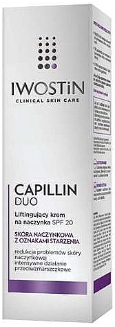 Lifting Anti-Redness Facial Day Cream - Iwostin Capillin Duo Day Lifting Cream Spf20  — photo N2