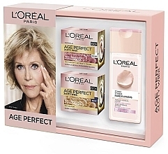 Fragrances, Perfumes, Cosmetics Set - L'Oreal Paris Age Perfect 60 + (cr/50ml + cr/50ml + milk/200ml)