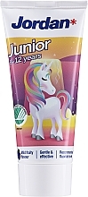 Kids Toothpaste 6-12 y.o., unicorn day - Jordan Junior Toothpaste — photo N1