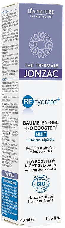 Night Gel Balm - Eau Thermale Jonzac REhydrate+ H?O Booster Night Gel-Balm — photo N2