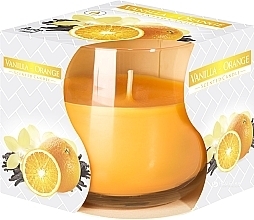 Vanilla & Orange Scented Candle in Glass - Bispol Scented Candle — photo N1