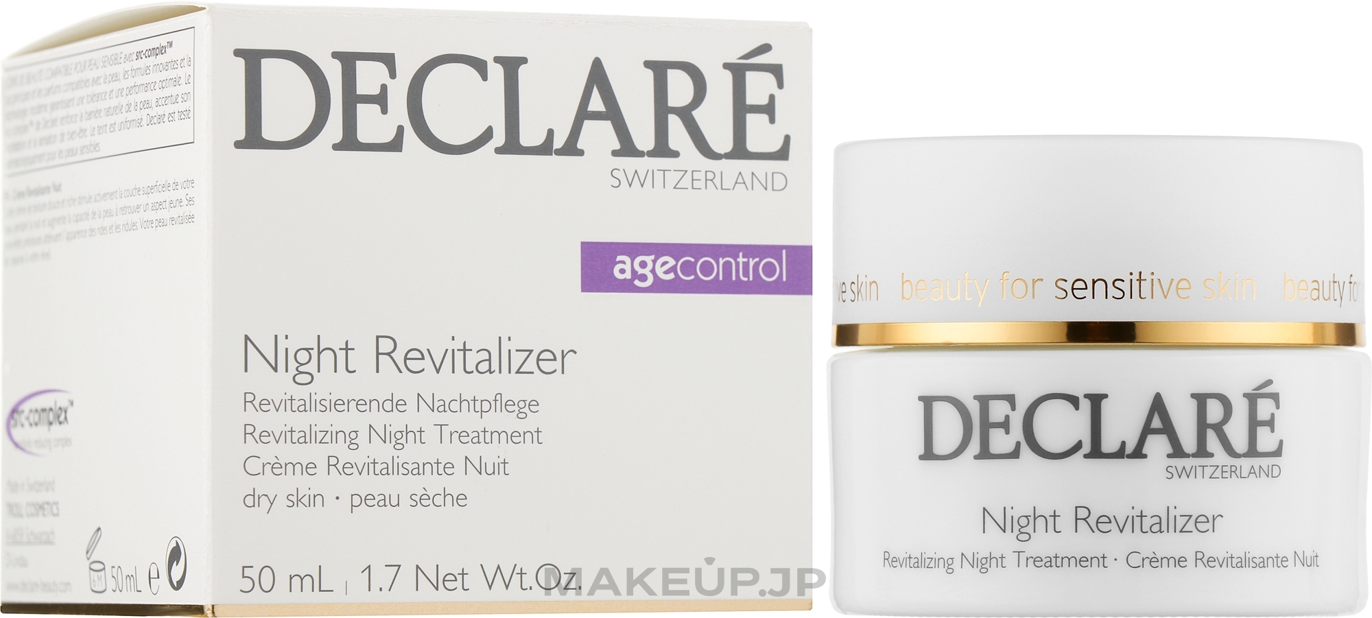 Night Regenerating Cream - Declare Age Control Night Revitaliser — photo 50 ml