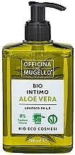 Fragrances, Perfumes, Cosmetics Intimate Wash Soap 'Aloe Vera' - Officina Del Mugello Bio Intimate Soap Aloe Vera