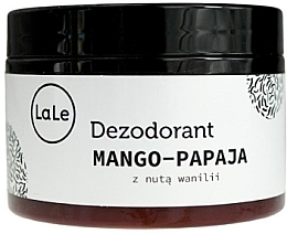 Fragrances, Perfumes, Cosmetics Mango, Papaya & Vanilla Deodorant Cream - La-Le Cream Deodorant