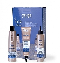 Fragrances, Perfumes, Cosmetics Set - Echosline Seliar Filler Kit (serum/150ml + cond/200ml + sh/350ml)