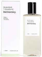 Fragrances, Perfumes, Cosmetics Face Toner - Dermocracy Aha/Bha + Squalane Toner