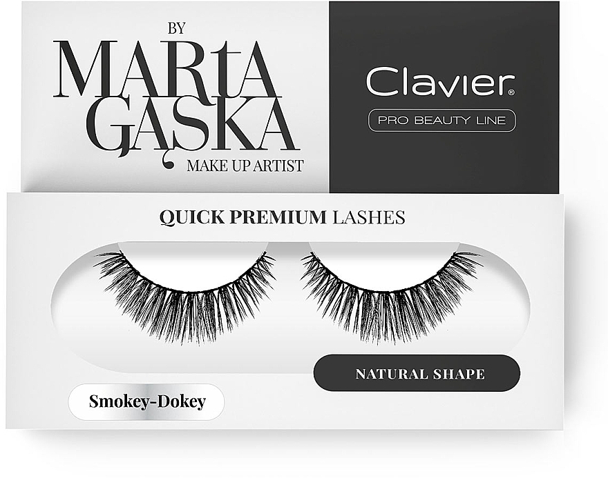 Flase Lashes - Clavier Quick Premium Lashes Smokey Dokey 809 — photo N1