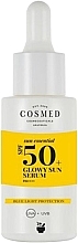 Fragrances, Perfumes, Cosmetics Sunscreen Face Serum - Cosmed Sun Essential SPF50 Glowy Sun Serum