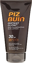 Fragrances, Perfumes, Cosmetics Instant Glow Sun Body Lotion SPF30 - Piz Buin Instant Glow Sun Lotion SPF30