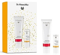 Fragrances, Perfumes, Cosmetics Set - Dr.Hauschka Hand & Lip Christmas Kit 2022 (h/cr/30ml + lipstick/4.9g)