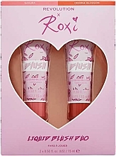 Fragrances, Perfumes, Cosmetics Liquid Blush Set - Makeup Revolution x Roxi Cherry Blossom Liquid Blush Duo (blush/2x15ml)