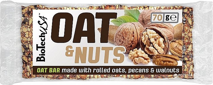 Protein Bar "Oat & Nuts" - BiotechUSA Oat & Nuts Bar — photo N1