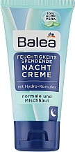 Moisturizing Night Cream - Balea Nachtcreme Feuchtigkeits Spendend — photo N2