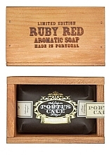 Grape & Red Berries Soap Bar in Gift Pack - Portus Cale Ruby Red Aromatic Soap In Gift Box — photo N9