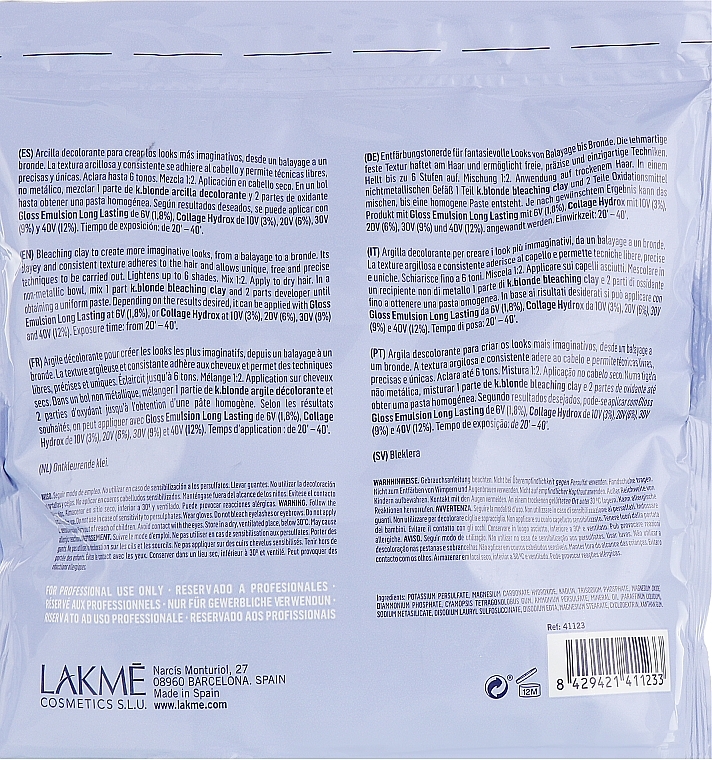 Bleaching Clay - Lakme K.Blonde Bleaching Clay — photo N5