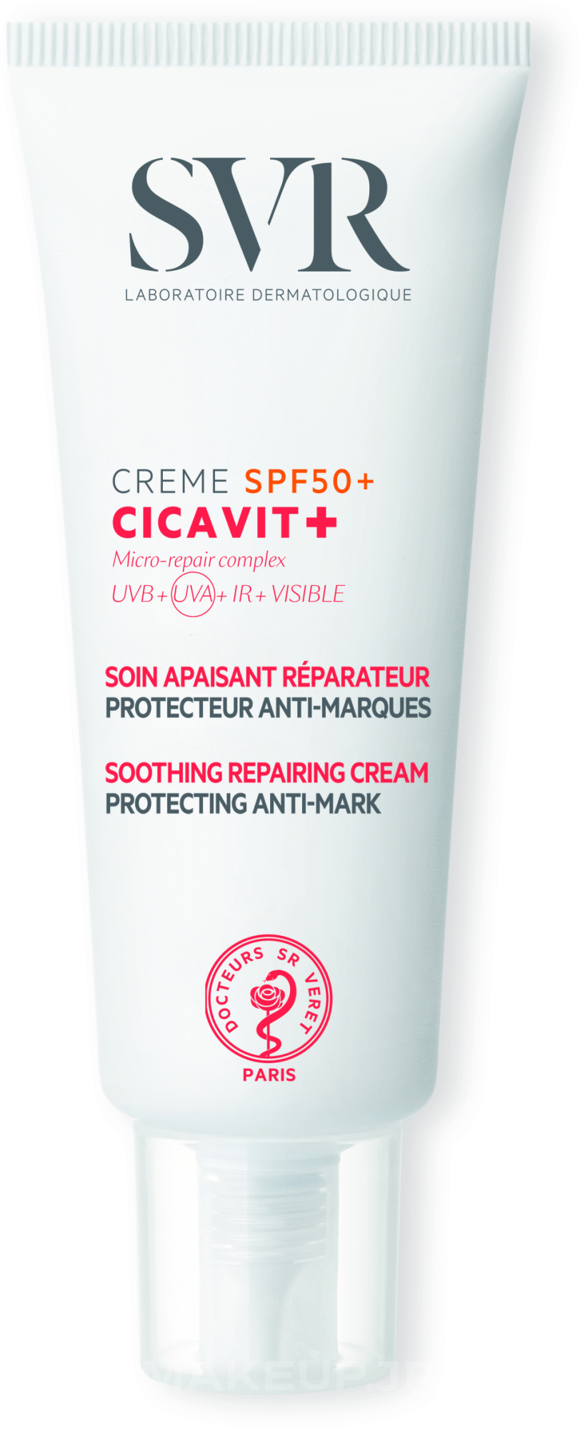 Soothing Cream SPF50 - SVR Cicavit+ Soothing Cream SPF 50 — photo 40 ml