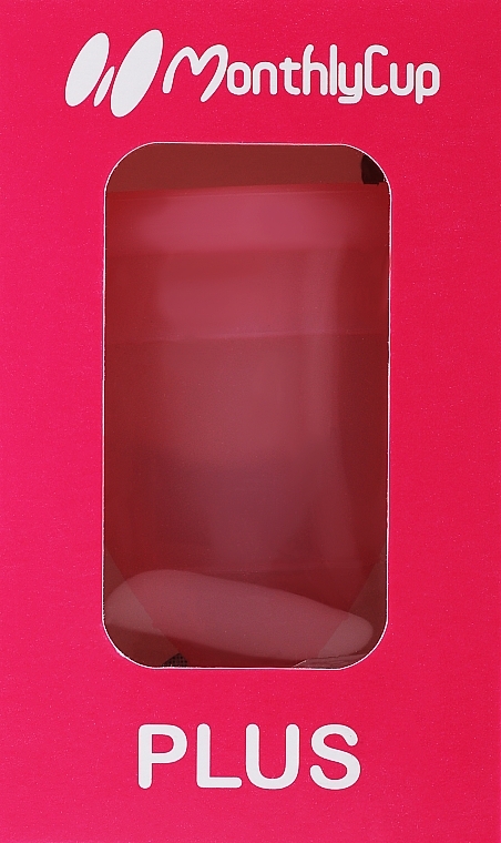 Menstrual Cup, large, pink topaz - Menskopp Intimate Care Plus — photo N1