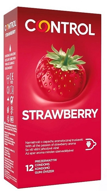 Condoms - Control Strawberry Condoms — photo N1