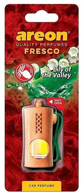 Lily of the Valley Car Air Freshener - Areon Fresco New Lily Of The Valley Car Perfume — photo N1